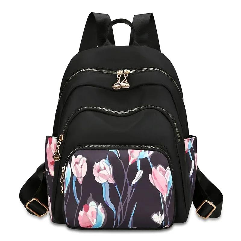 Nylonový dámský batoh Nová móda Horký Vodotěsný batoh Velká kapacita Cestovní taška