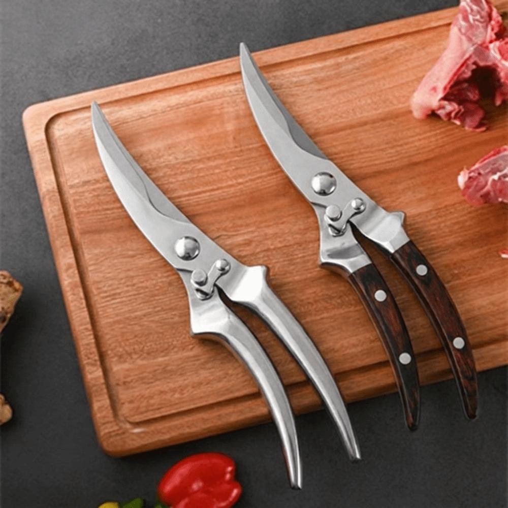 Ergonomic Chicken Bone Scissors Sharp Food Shears Household Tools Kitchen Scissors Outdoor Camping