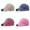 Embroidery Rabbit Cotton Baseball Cap Adjustable Strap Vintage Style Street