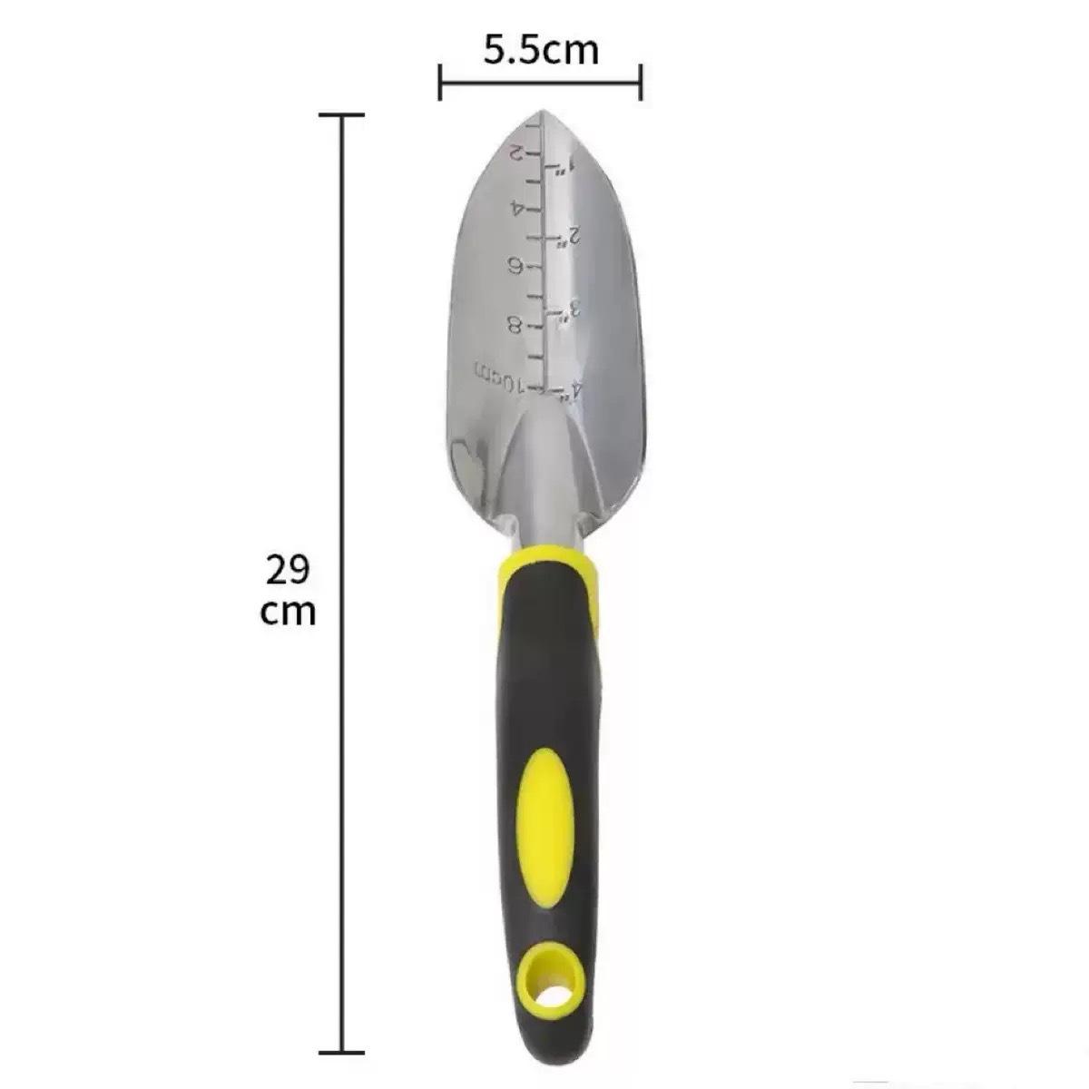 

Набор садовых инструментов: Лопатка, Грабли и Пропольщик для Посадки, Копания и Культивации Почвы в Цветочных Горшках и на Балконах