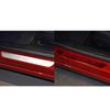Red Carbon Fiber Interior Front Door Sill Accent Cover Trim For Tesla Model Y/3