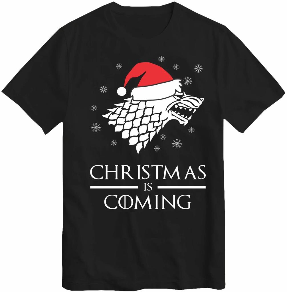 Christmas is Coming T-Shirt Game of Thrones Santa Kids Men's