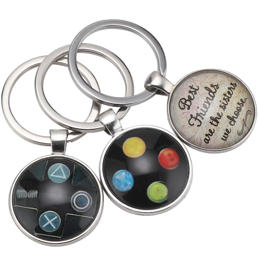 Star Wars Black & White Warrior Spaceship BBQ Tank Metal Keychain Pendant