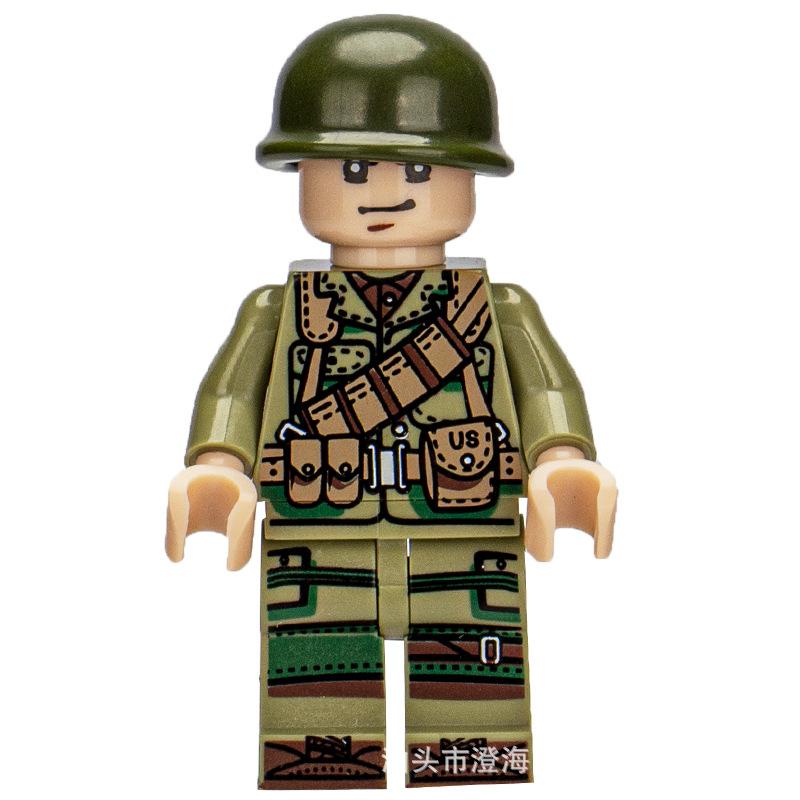 Military Building Block Doll Collection Series Building Block Children'S Toy Assembly
