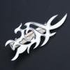 Punk Flame Dragon Duckbill Clips Totem Hair Side Clips Halloween Hair Grips Ponytail Decoration Cosplay Hair Barrettes