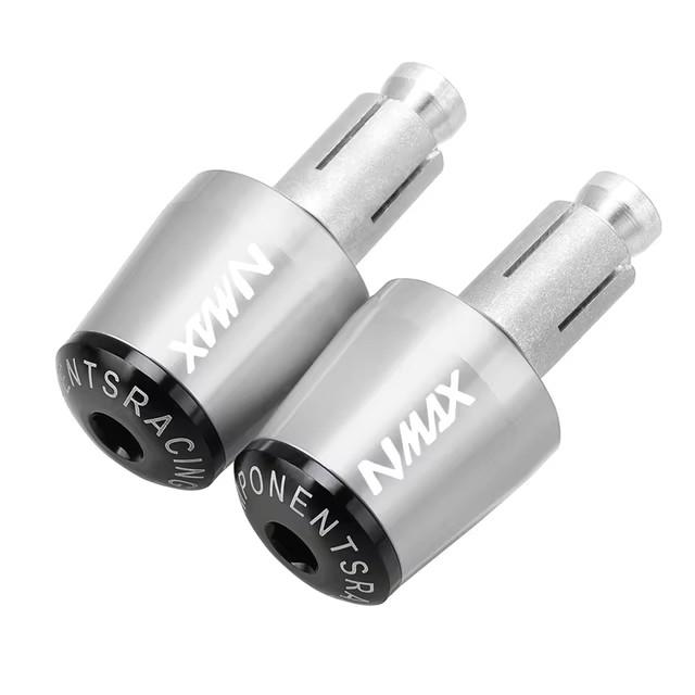 Motorcycle Handlebar Grip Bar Ends Cap Handle Counterweight Plug For YAMAHA NMAX 125 N-MAX NMAX125 2015-2024