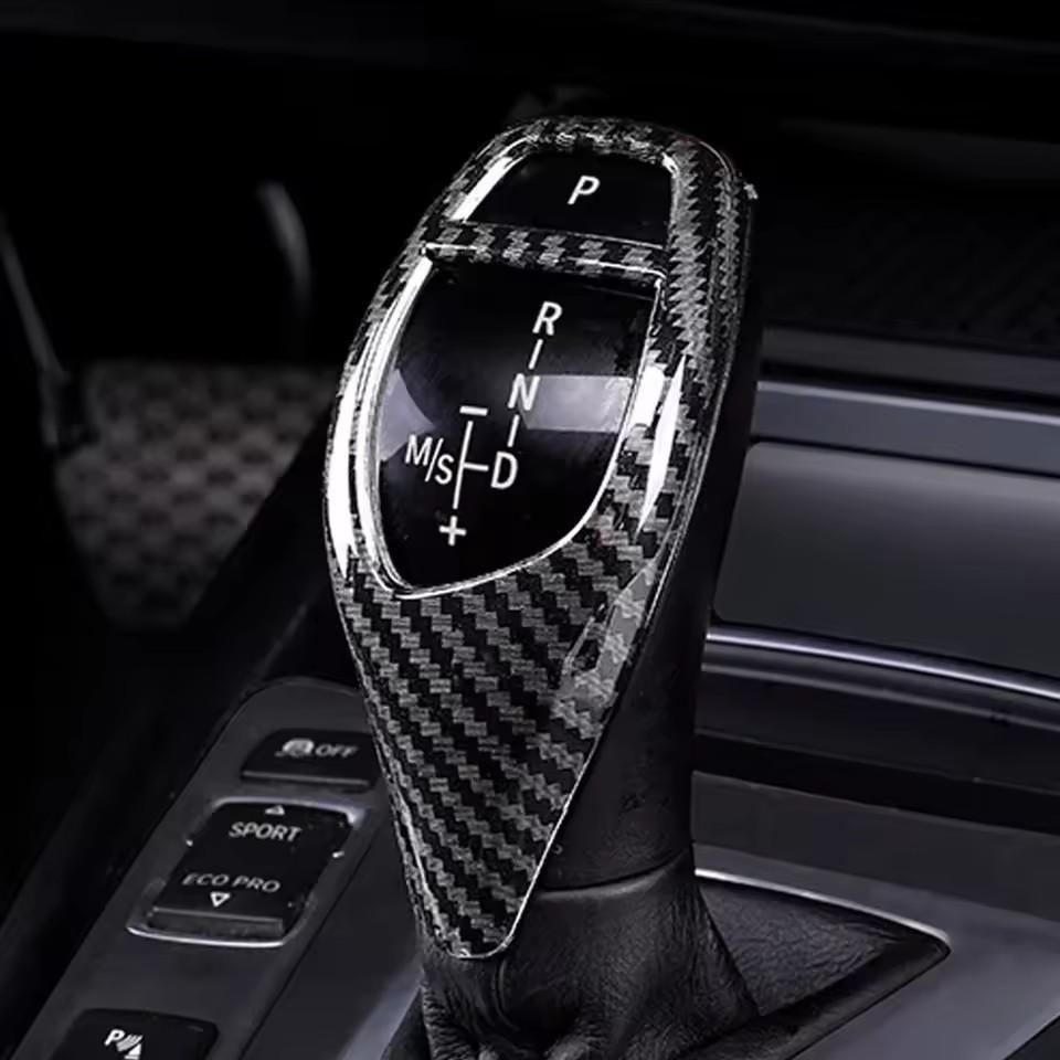 Painel da Manopla de Câmbio com Textura de Fibra de Carbono para BMW F30 F10 F15 F07 F20 F21 F22 F32 F34 F35 5GT