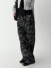 THE GREEN LAB Camo Military Cargo Pants [Camo Black]