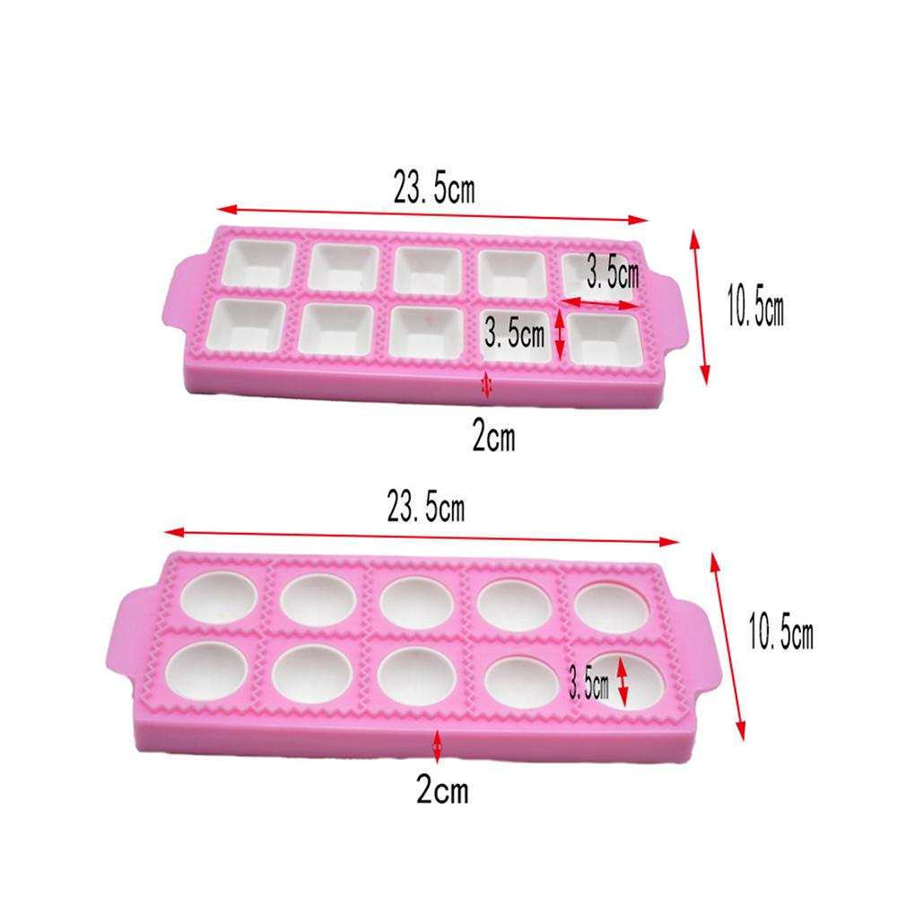 Wielofunkcyjna Plastikowa Forma do Ravioli DIY Narzędzia do Pieczenia Włoska Forma do Pierogów Ręcznie Robiona Dekoracja Tortu Fondant Mus Narzędzie Cukiernicze