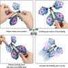 10/20PC Color Magic Flying Butterfly Wrapping Toy Bookmark Celebrity Color Butterfly Simulation Party Gift Children's Decoration