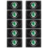2/5/10 Stück Kohlefaser Lenkrad Auto Logo Emblem 3D Aufkleber Für Skoda Octavia Superb Rapid Kodiaq Karoq Fabia Kamiq Roomster Citigo