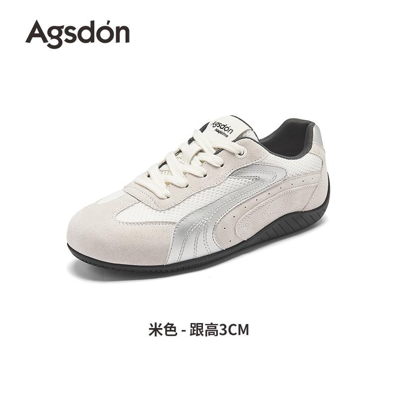 Red Platform German Training Shoes New Autumn Ballet Retro Classic Forrest Gump Sports Shoes