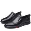 Spring first-layer cowhide men's business casual shoes nesting dad shoes soft leather shoes men's breathable men's single shoes