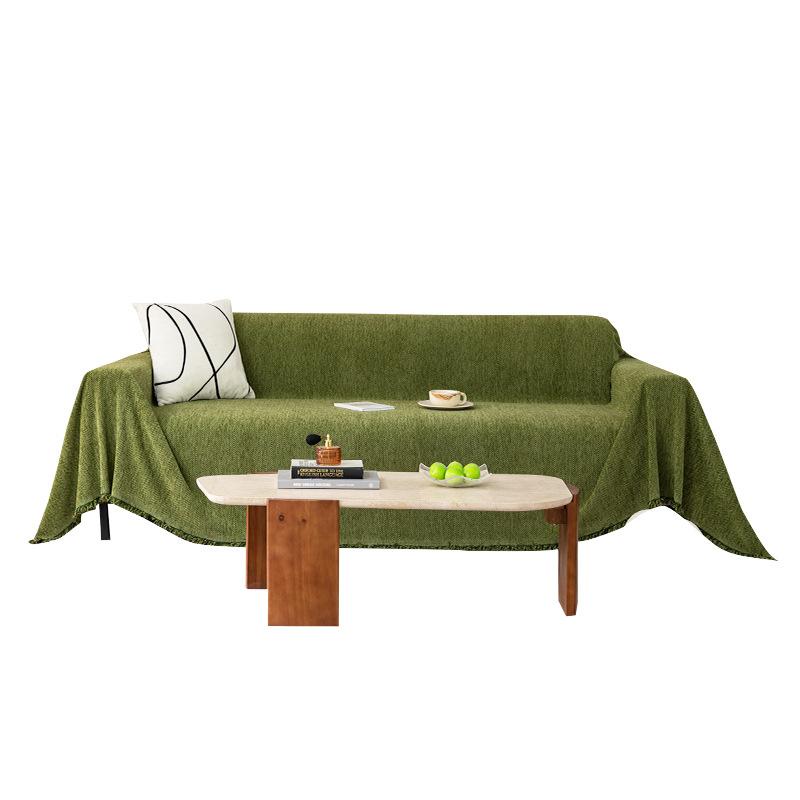 Herringbone Simple Modern Chenille Sofa Cushion Four Seasons Universal Seat Cushions Non-Slip Sofa Cover