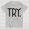 Try. Cotton Summer Casual Cool Loose T-Shirt