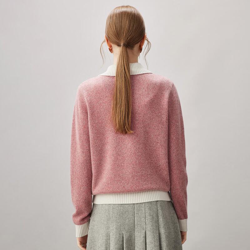 Kemengboka Women's 100% Cashmere Thickened Turtleneck Cardigan
