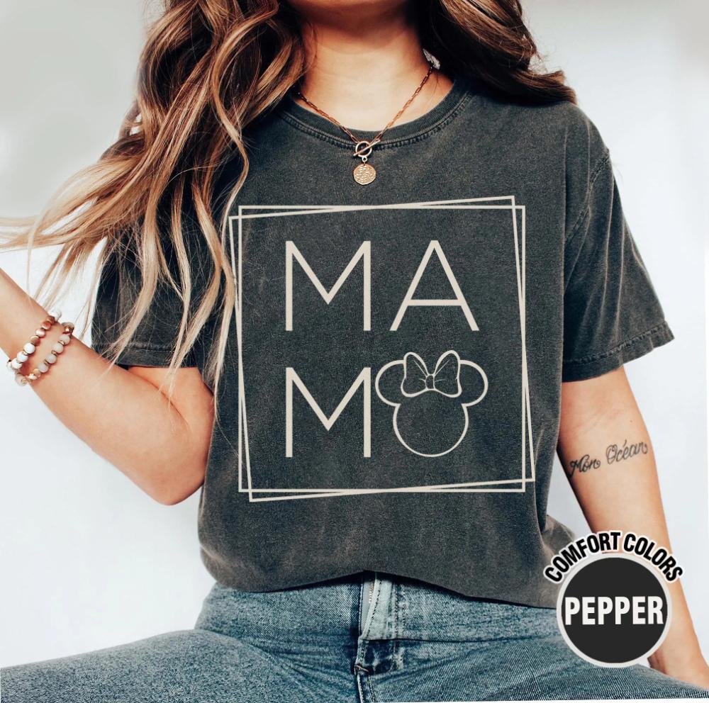Mouse Mama Shirt Mama Shirt for Mom Mothers Day Gift Mom Gift New Mom Shirt   Family Vacation Shirt   Family Shirt S