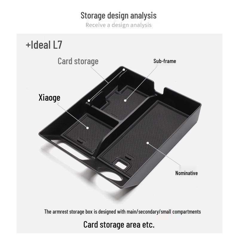 Applicable Ideal L7 Center Console Armrest Storage Organizer