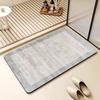 Diatom mud floor mat wabi wind bathroom non-slip mat toilet door absorbent mat
