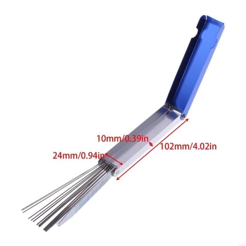 2025 New Stainless Steel Carb Jet Cleaning Tool Carburetor Wire Cleaner Set Car Detailing