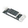 4Wire PWM Fan Speed Controller Module Board With Temperature Sensors Digital LCD Display DC12V 3A Auto Shutdown
