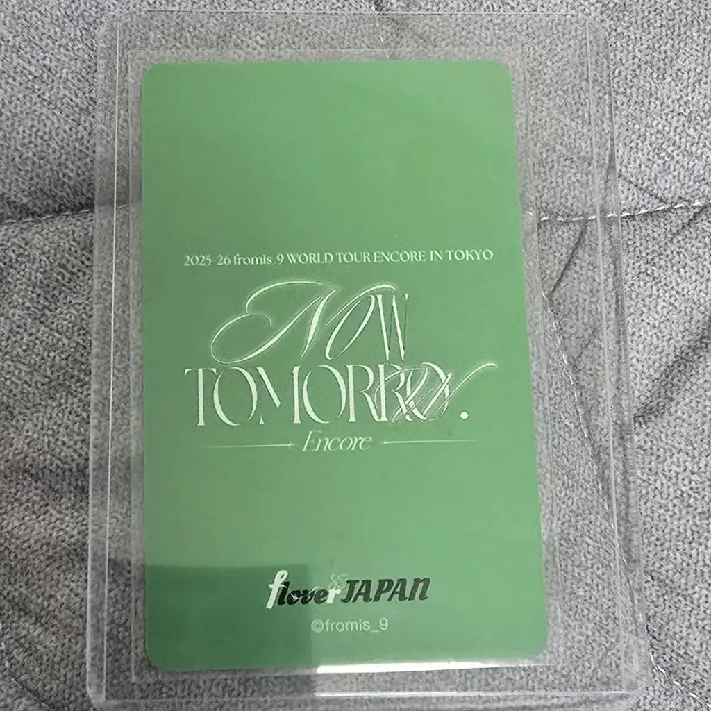 FROMIS_9 Park Ji-won Japan Membership Photocard