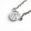 Great TIFFANY&Co. Necklace By the Yard PT950 1P Diamond, Setting Diameter Used