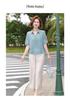 Women's Casual Summer Lapel T-Shirt - Short-Sleeved, Thin, Loose Fit for Middle-Aged and Elderly
