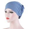 New Fashion Printed Turban Hat Classic Cap Muslim Stretch Head Scarf Hat Cap Turban Bonnet Women Inner Chemotherapy Underscarf