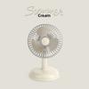 Simple Desktop Charging Fan, USB Charging Portable Small Fan, Retro Desktop-style Simple Fan with Battery