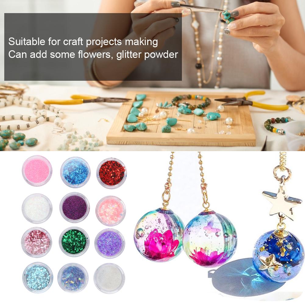 Epoxy Resin Silicone Mold Jewelry Findings Decoration DIY Making Tool Set Accessory