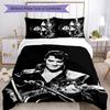 Elvis 3pcs Bedding Set Duvet Cover Closure Includes 1 Duvet Cover & 2 Pillowcases for All Seasons Bedroom Home Dorm Decor