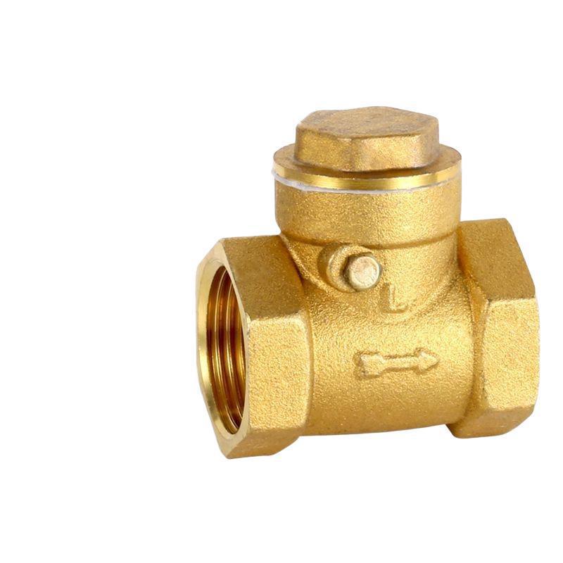 PPR Brass Horizontal Check Valve for Tap Water Pipes: 4 Points, 6 Points, 1 Inch 2025
