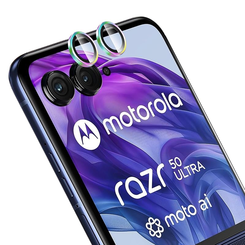 

For motorola razr 50 ultra camera film lens protection film Tempered glass [Asahi Glass Materials] 9H strength] Impact resistance Shatter prevention