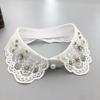 Beading Fake Collar Women Elegant Diamond Detachable Collars for Women False Shawl Shoulder Wrap Lapel False Collars Woman Tie