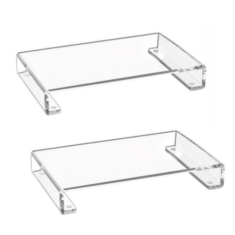Sturdy Acrylic Display Stand for Home Use Portable Accessory for Organizing Toiletries and Kitchen Supplies Utensils