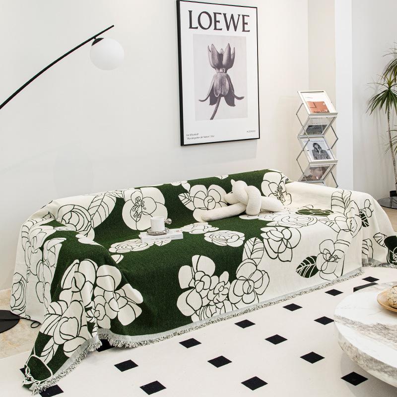 

Полное покрытие высококачественного диванного полотенца, новый всесезонный тканевый чехол для дивана кремового цвета 180*130cm