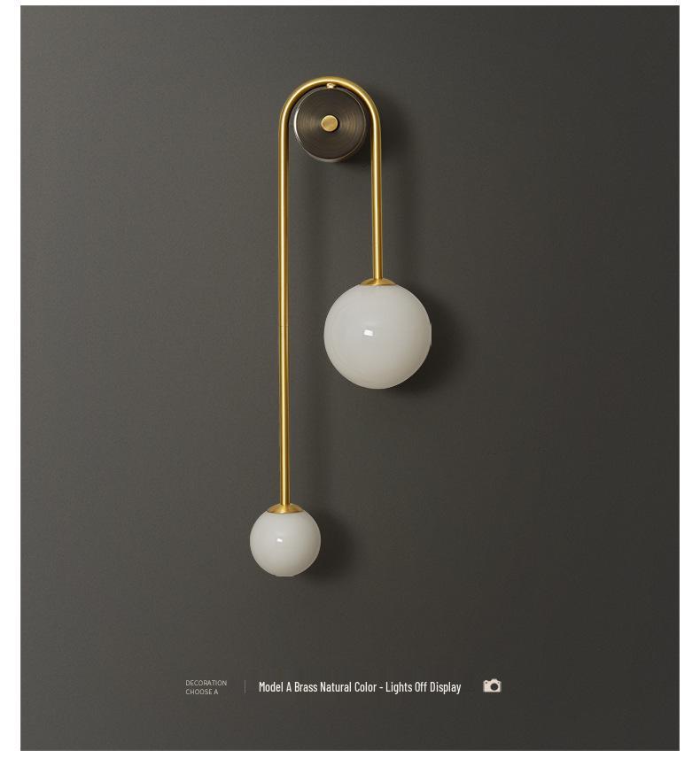 Nordic Minimalist Wall Lamp - Designer Style for Bedroom, Living Room, or Hotel.