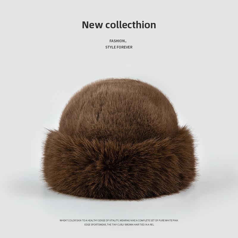 

Winter Fleece Bucket Hat With Windproof Warmth For Casual And Fashionable Wear коричневий