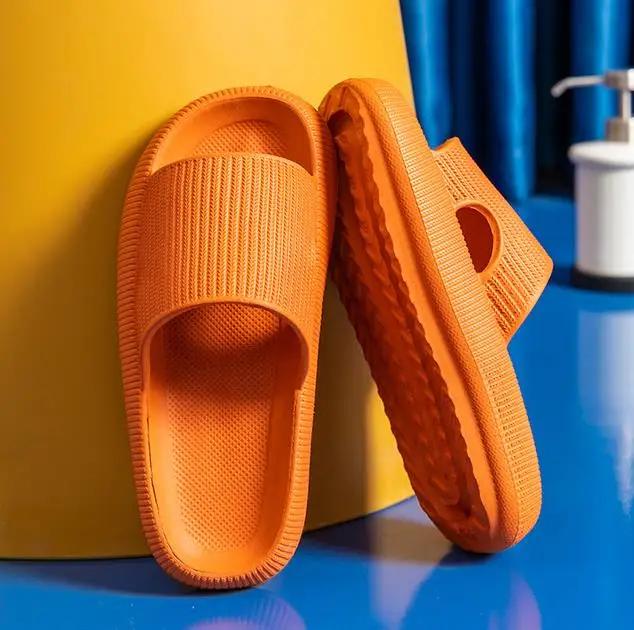 Womens Thick Platform Cloud Slippers Woman Indoor Home EVA Soft Sole Pillow Slides Sandals Summer Non Slip Beach Flip Flops