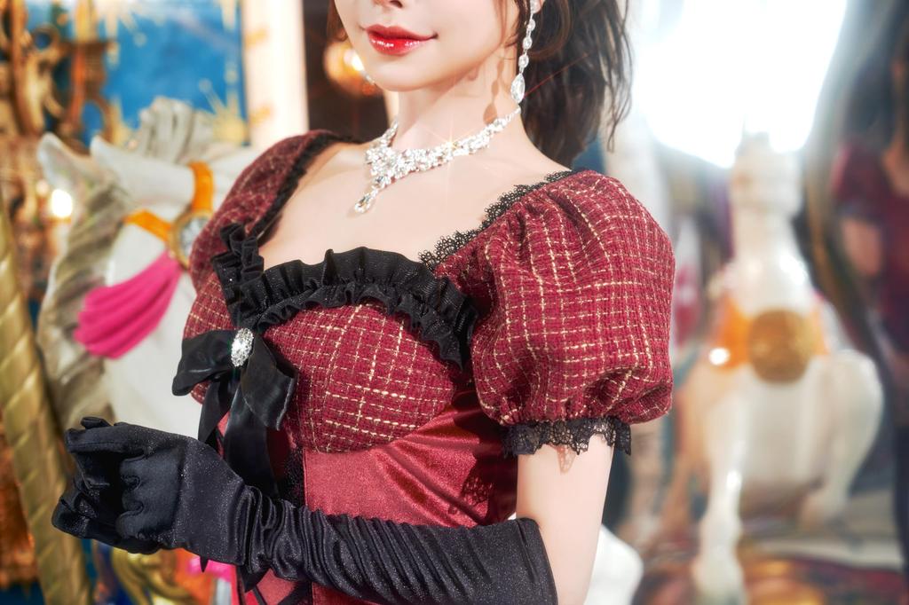 Clearstone Luxterra Cosplay Halloween Rouge Bunny Costume, Women's, Red