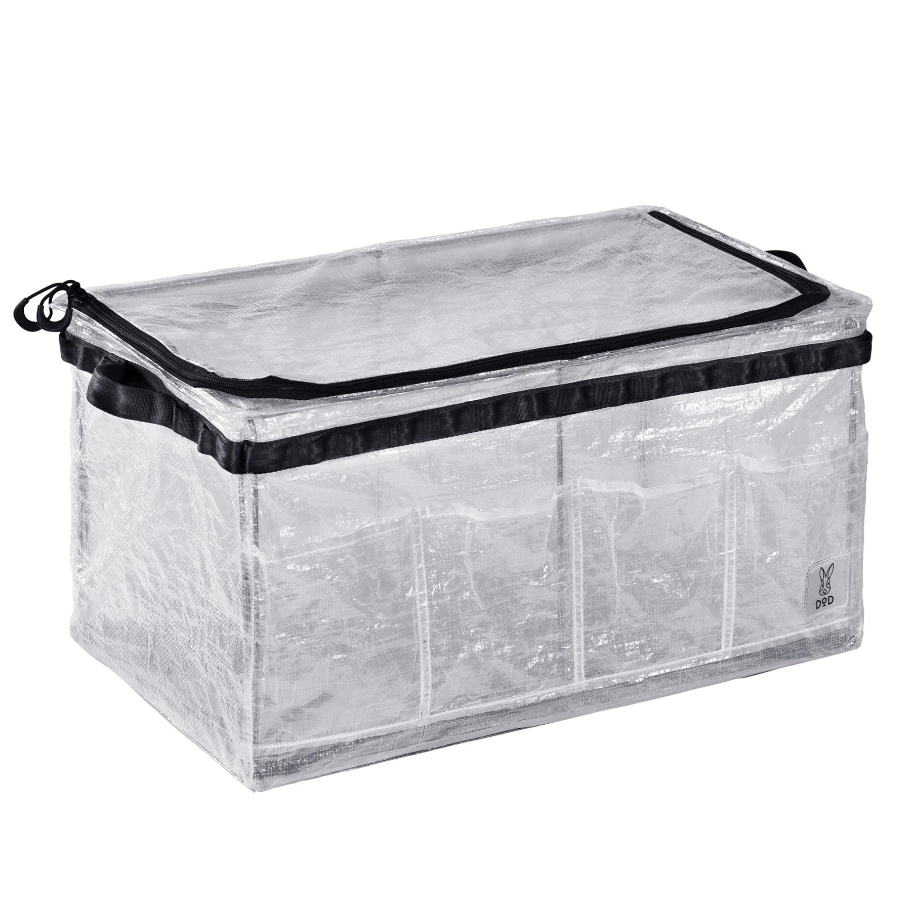 

DOD Honeal Yats Large Capacity 50L Storage (D.O.D.) Box/Gear Case, Transparent, Foldable, FX2-177-CL