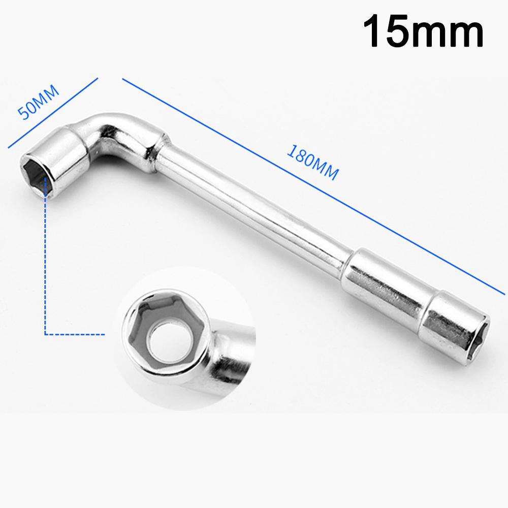 Size : 8mm xianggujie F L-Shaped Socket Wrench Double-Ended Elbow Perforated Outer Hexagonal Socket Pipe Wrench Size : 8mm xianggujie F L-Shaped Socket Wrench Double-Ended Elbow Perforated Outer Hexagonal Socket Pipe Wrench