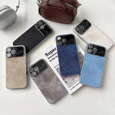 Pokovený kryt a fólie s texturou denimu odolná proti pádu pro iPhone 17 Pro Max