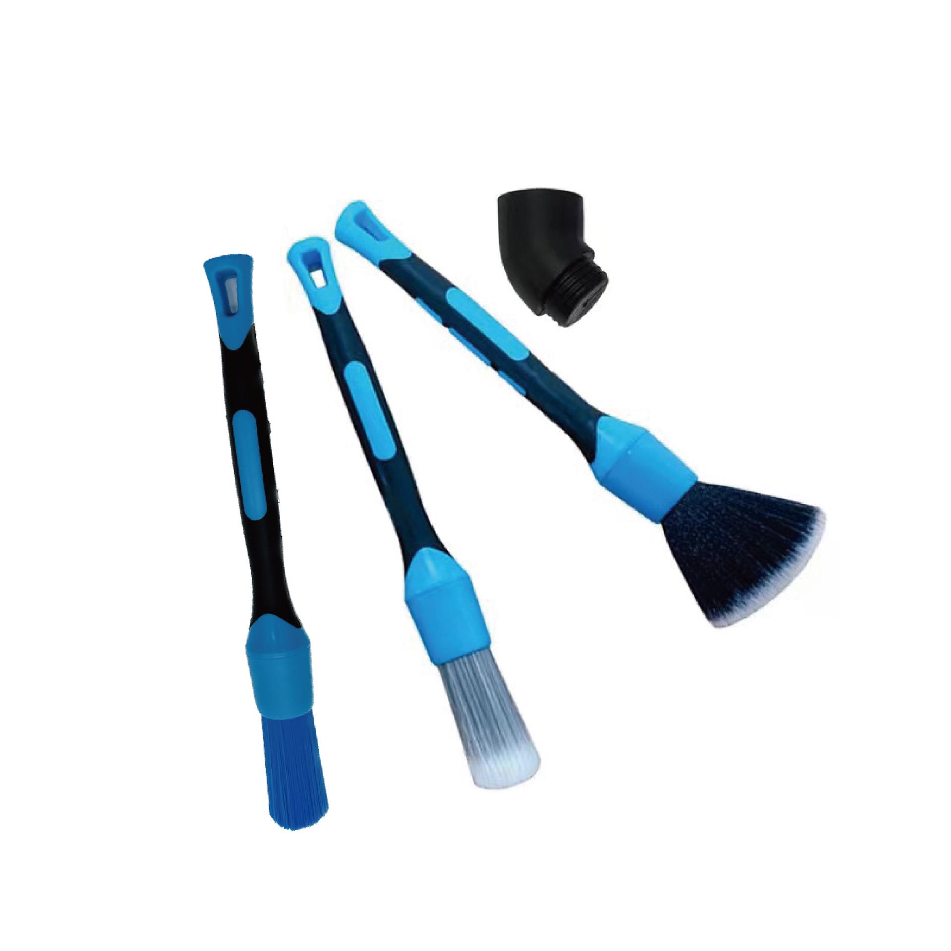 

Комплект для детализации автомобиля: Ультрамягкая щетка для салона, очиститель шин, трио щеток для очистки вентиляции Bag: 20.8*14*2.8cm / 0.2kg