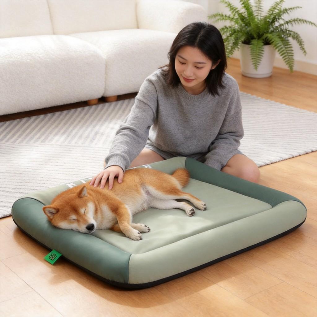 Pet Cozy Dog Bed With Oxford Cloth For All Seasons And Breathable Comfort For Small To Large Dogs