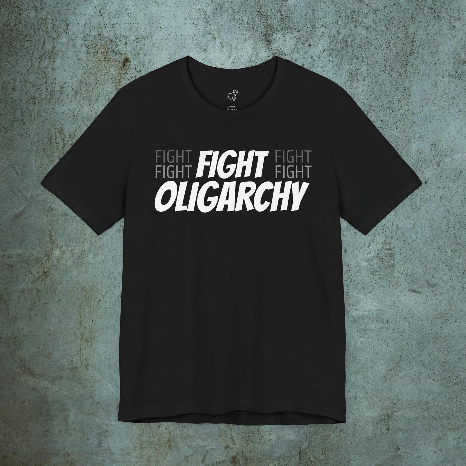 Resistance Fight Tee, No to Oligarchy Shirt, Anti Trump Activist Top, Anti Musk 2XL