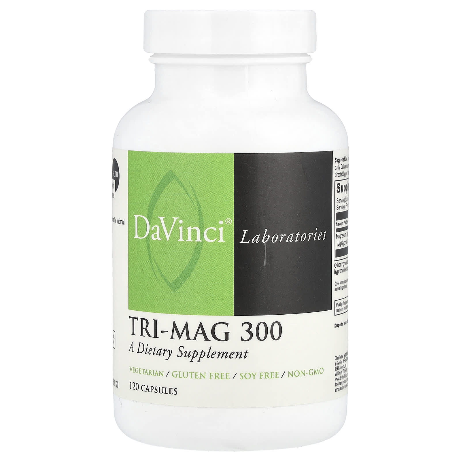 

Tri-Mag 300, 120 capsules (75 mg per capsule)