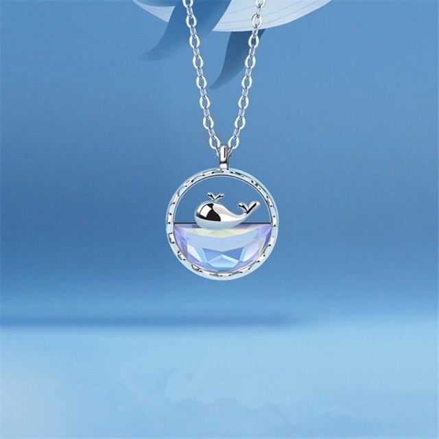 925 Sterling Silver Zircon Pendant Necklace Necklace Women Fashion Jewelry