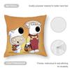 Cartoon F-Family G-Guy Pillow Case Sofa Living Room Bedroom Double-sided Printing Square Cushion Nap Time Pillow Case